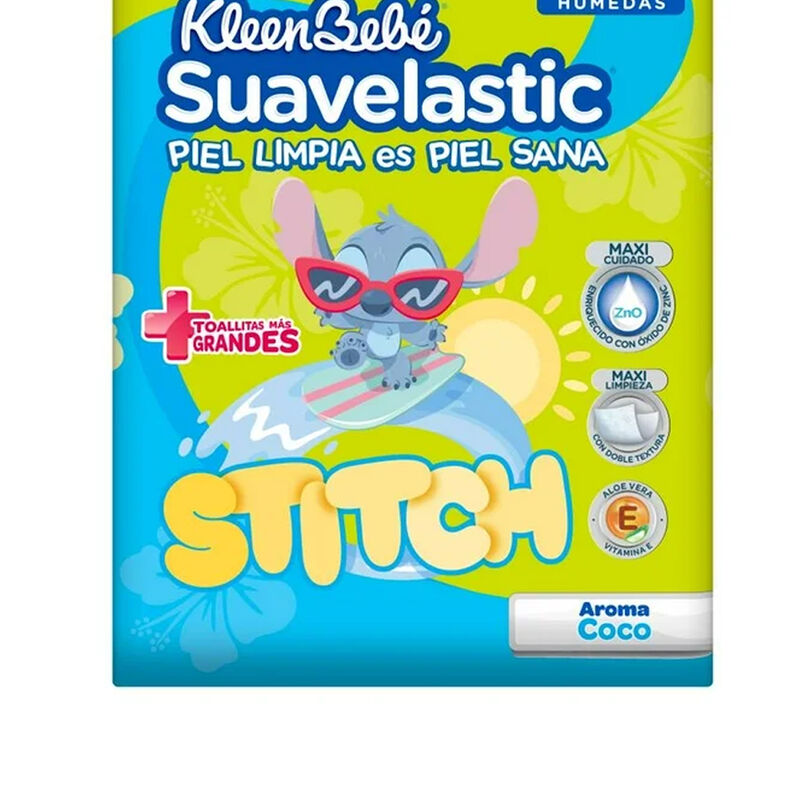 Toallitas H&uacute;medas Kleen Beb&eacute; Suavelastic 648pz image number null