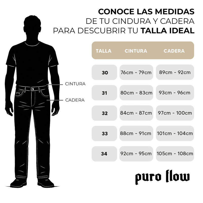 Jeans De Hombre Azul Claro Recto image number null