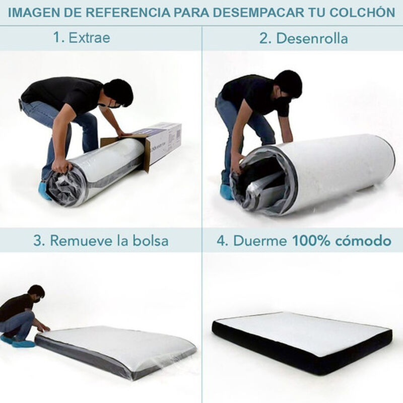 Colch&oacute;n Cama Matrimonial Ultra Confort Resorte ... image number null