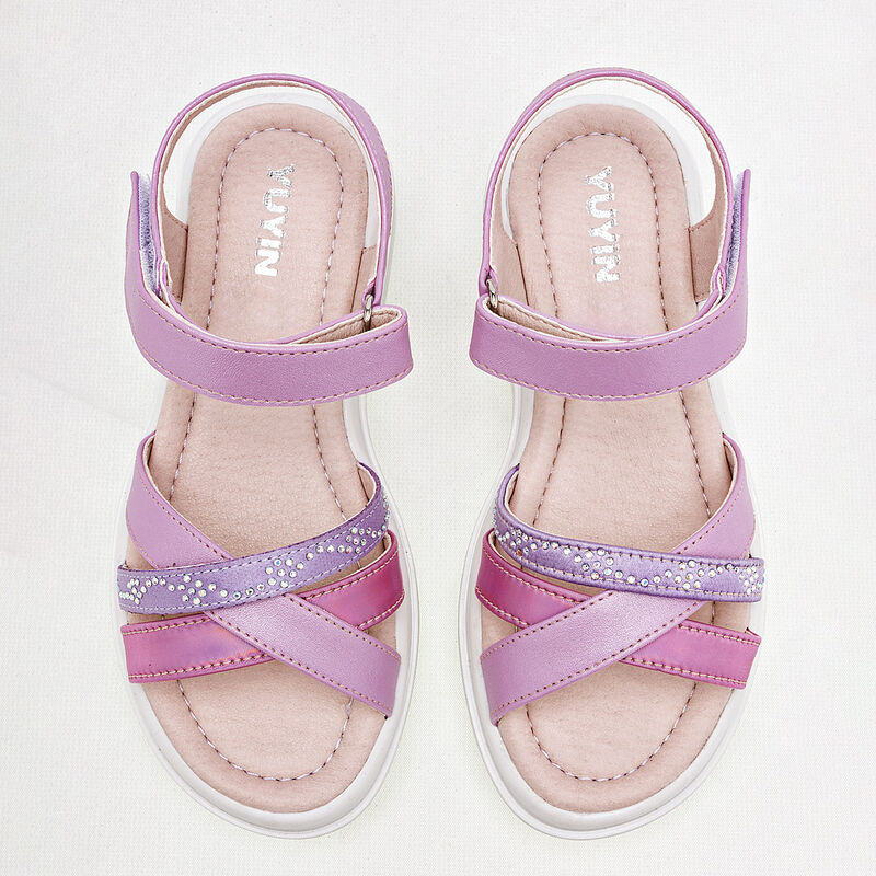 Yuyin Sandalia para ni&ntilde;a rosa lila image number null