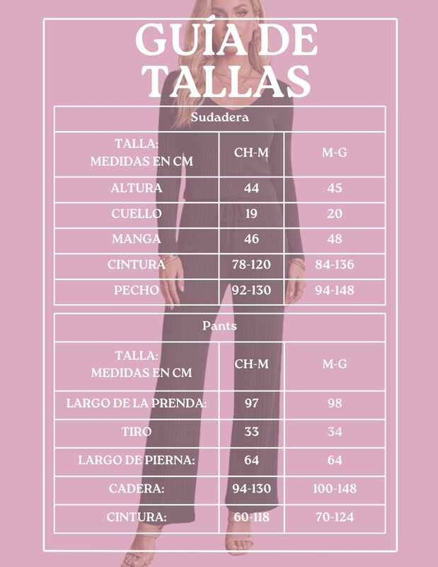 Conjunto 2 Piezas Blusa Manga Larga Y Pantal&oacute;n ... image number null