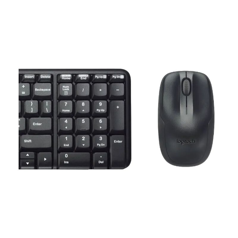 Logitech Teclado y Mouse inal&aacute;mbrico MK220 920-... image number null