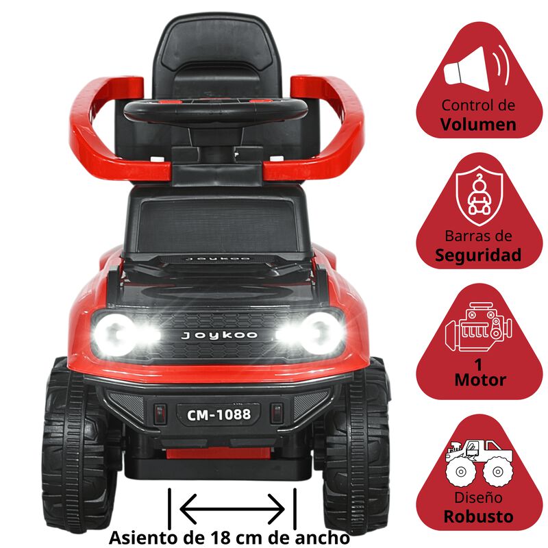 Montable El&eacute;ctrico para Ni&ntilde;os H&iacute;brido con Bast&oacute;... image number null