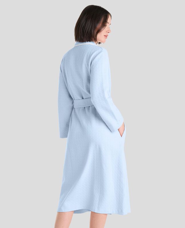 Bata Smocking con Vivo Celeste image number null