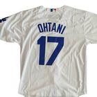 Jersey Othani 17 Bordado Dodgers Blanco Local  Talla M
