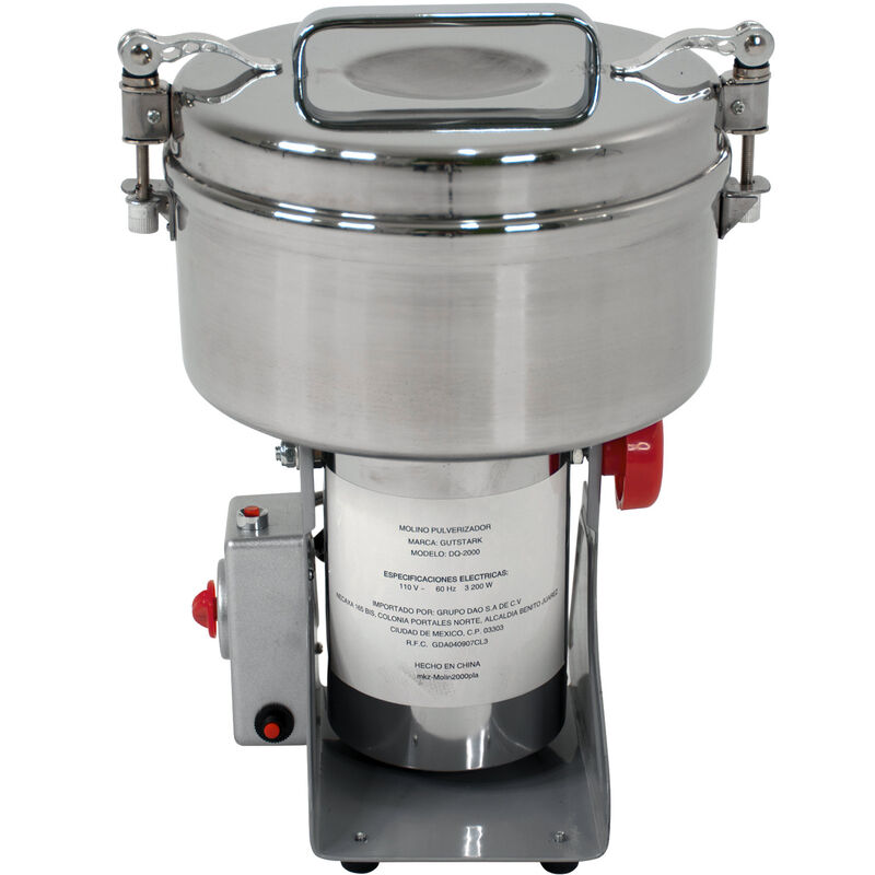 Molino Pulverizador 2000g Hierbas Granos Semill... image number null