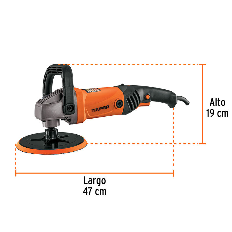 Pulidora 7' 1200 W Velocidad Variable Profesion... image number null
