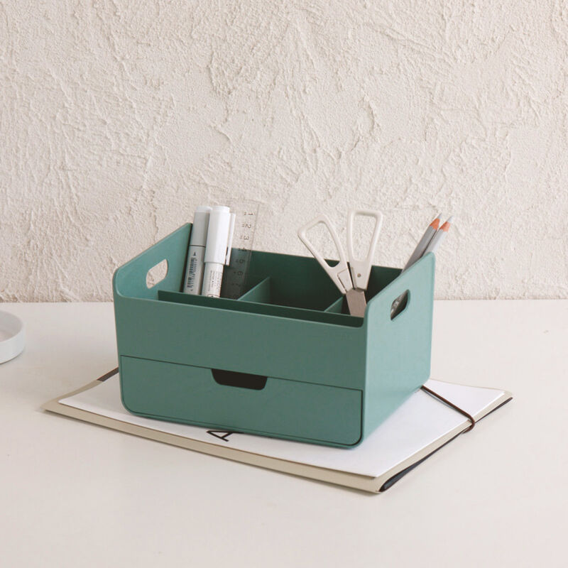Combo Organizador Para Escritorio Verde image number null