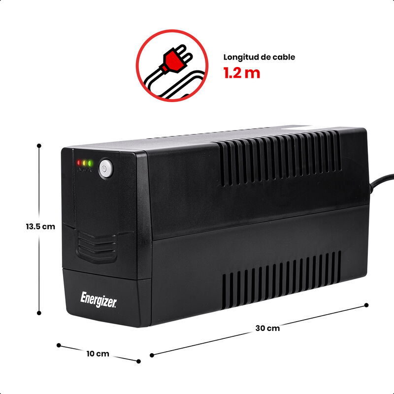 ENERGIZER No Break Ups 800va 480w Indicador Led... image number null