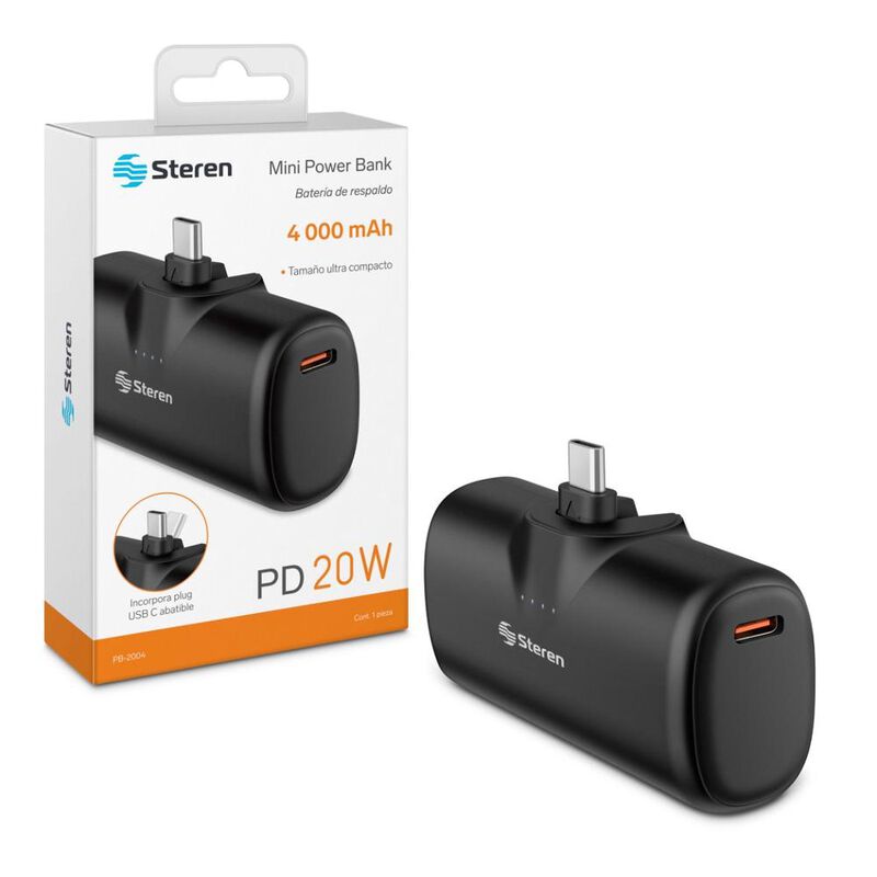 Mini Power Bank de 4,000 mAh PD 20 W con 1 sali... image number null