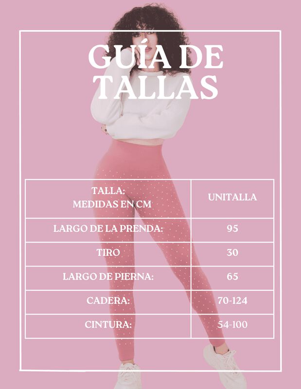 Leggins De Mujer Mallones Dama LIC-0198 Rosa Ma... image number null