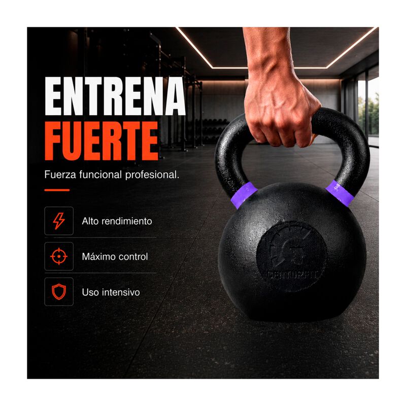 Pesa Rusa Kettlebell 70 Lb Hierro Fundido Cross... image number null
