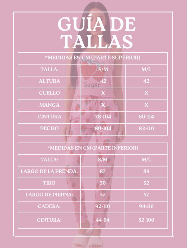 Conjunto Pijama Mujer Blusa Y Pantal&oacute;n Dama PIJ... image number null