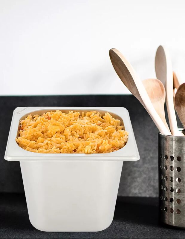 Inserto acero inoxidable 1/6 6cm con tapa Shorb... image number null