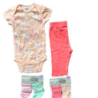 Kit 5 Piezas Beb&eacute; Ni&ntilde;a Onesies Pantalones, Pa&ntilde;alero y Calcetines Multicolor OP2198HK