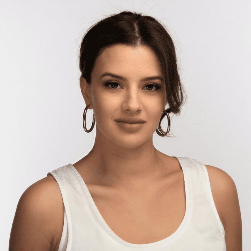 Aretes De Mujer, Arracadas Acero Inoxidable, Re... image number null