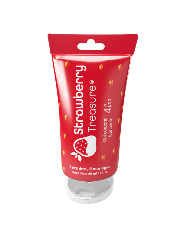 Strawberry By Treasure Lube 4 In 1 2oz image number null