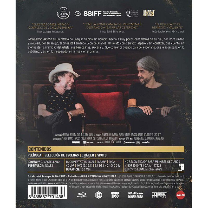 Sinti&eacute;ndolo Mucho [blu-ray] 2022 image number null