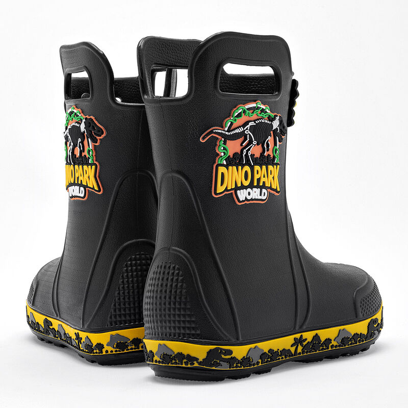 Evalight Botas para lluvia para ni&ntilde;o negro image number null