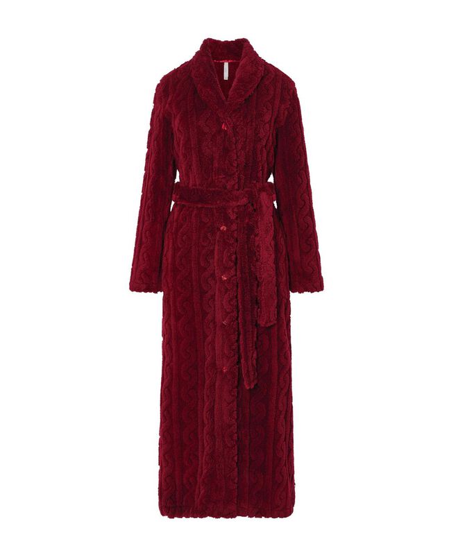 Bata Larga Trenzada Rojo image number null