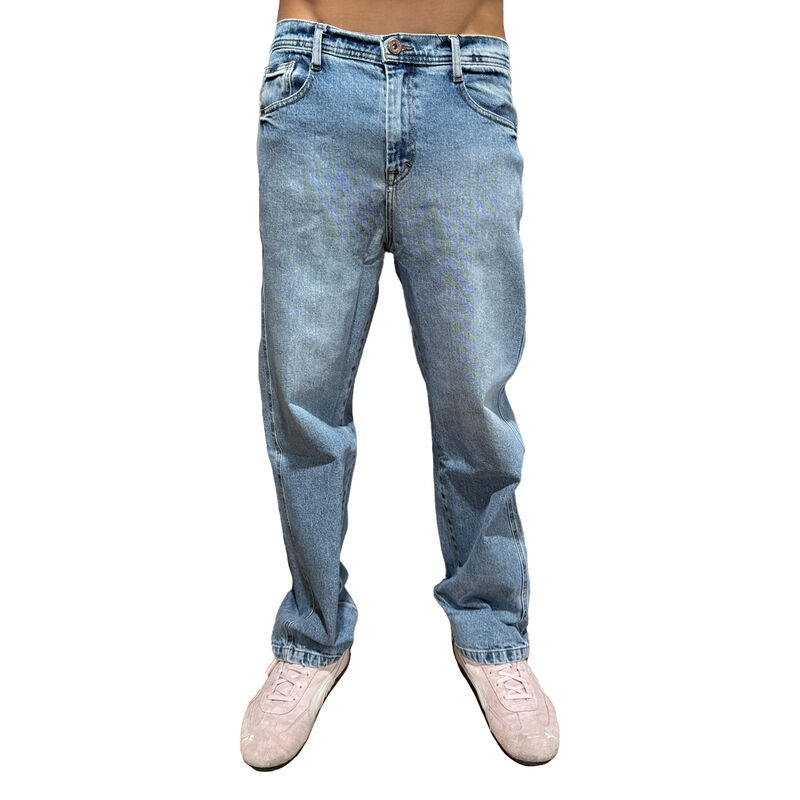 Jeans De Hombre Azul Claro Recto image number null