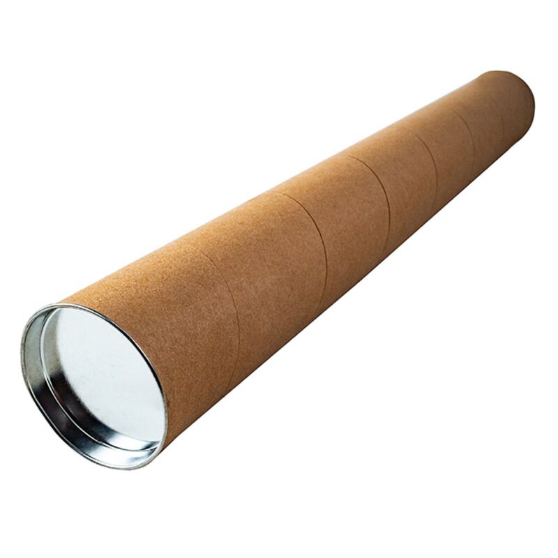 Tubo de Cart&oacute;n con Tapa Met&aacute;lica 1.5 mm Espesor... image number null