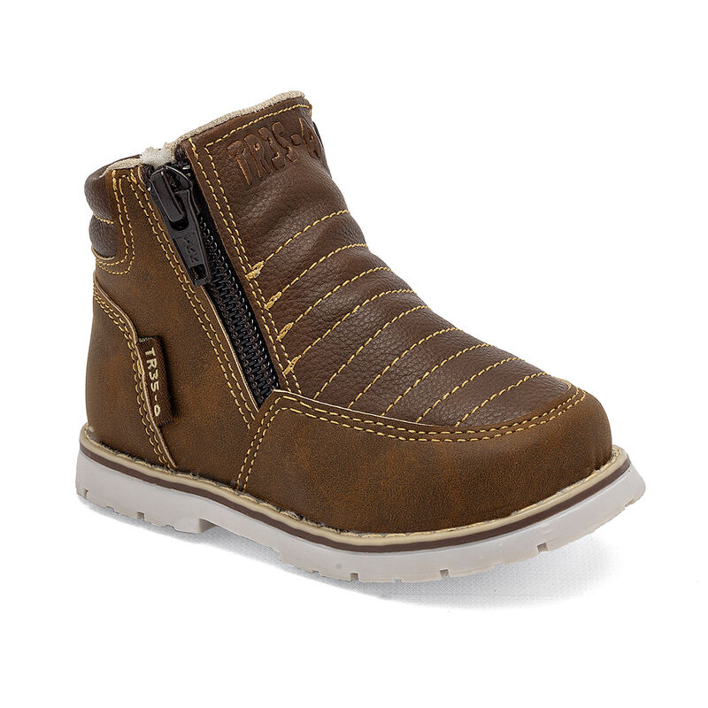 Tres-A Botitas para beb&eacute; ni&ntilde;o. Caf&eacute; image number null