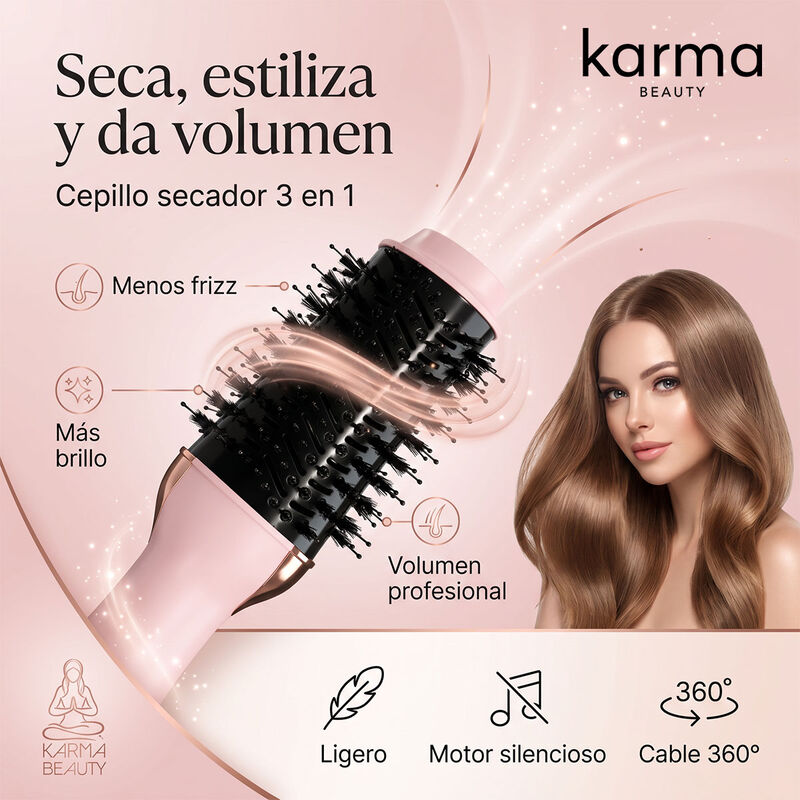 Cepillo Secador Karma Beauty Seabreeze image number null