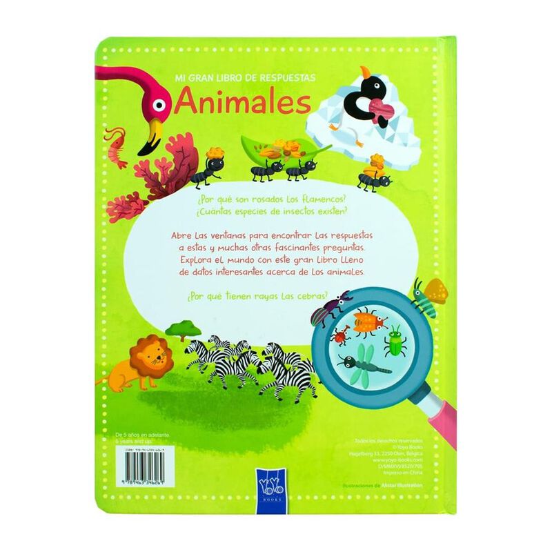 Mi Gran Libro De Respuestas: Animales, De Yoyo ... image number null