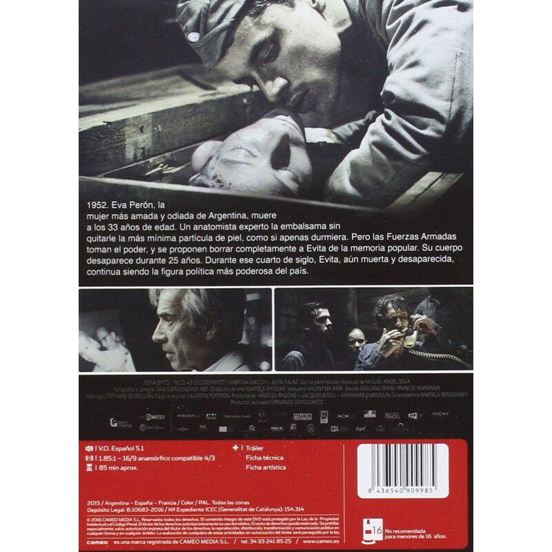 Eva no Duerme [DVD] (2015) image number null