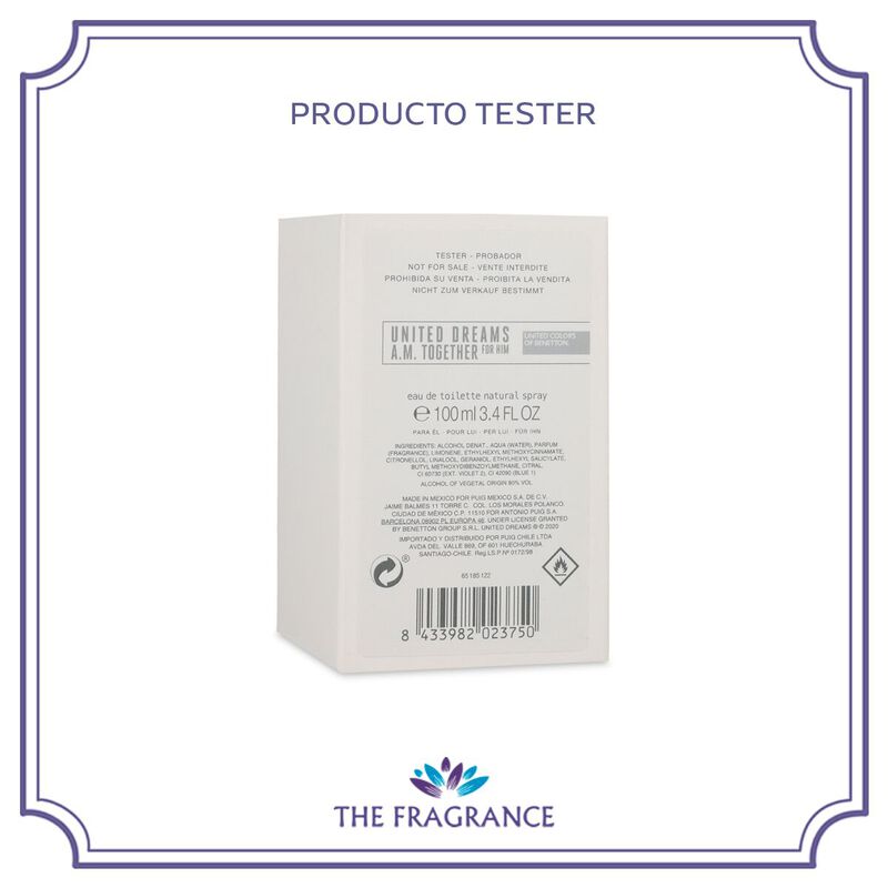 Tester Benetton Together Am 100ml Edt Spray image number null