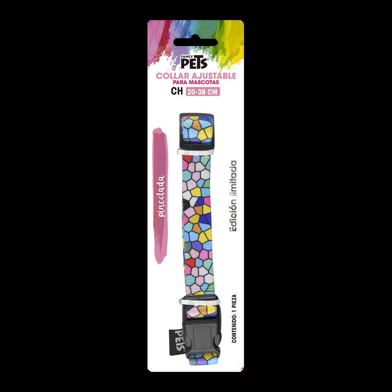 Fancy Pets Collar Galer&iacute;a Geo Glass Tama&ntilde;o Chic... image number null