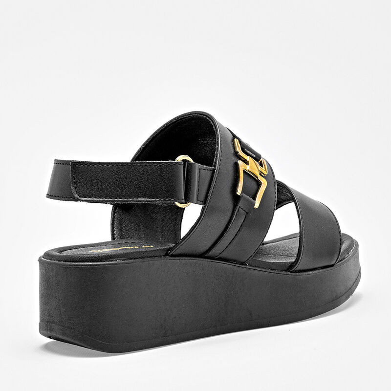 Green Love Sandalia para mujer negro image number null