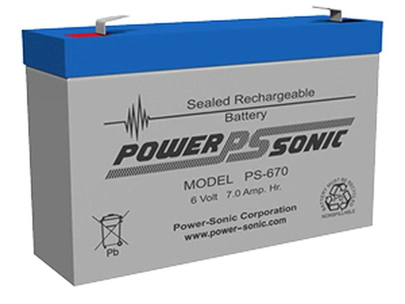 Bateria Power Sonic Plomo Acido Ps-670 F1 6v 7a... image number null
