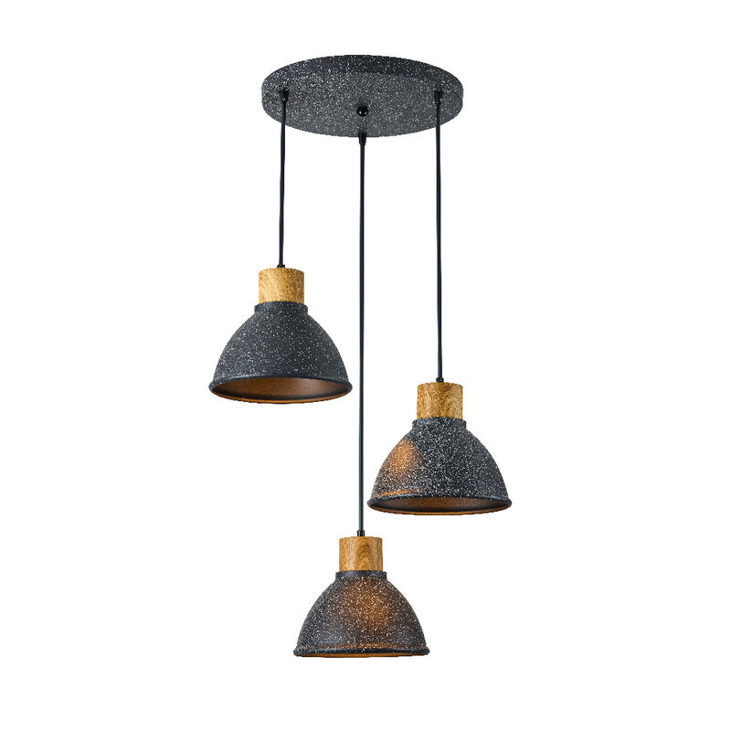 L&aacute;mpara Colgante de Metal 1.53 m de Altura, Pot... image number null