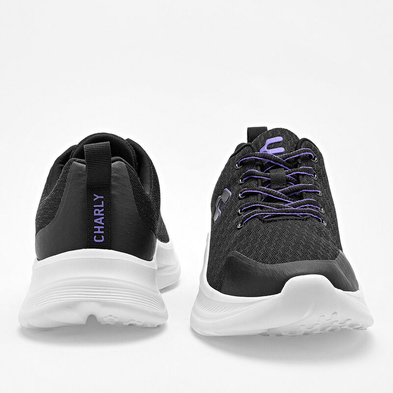 Charly Tenis deportivo para mujer negro, walkin... image number null