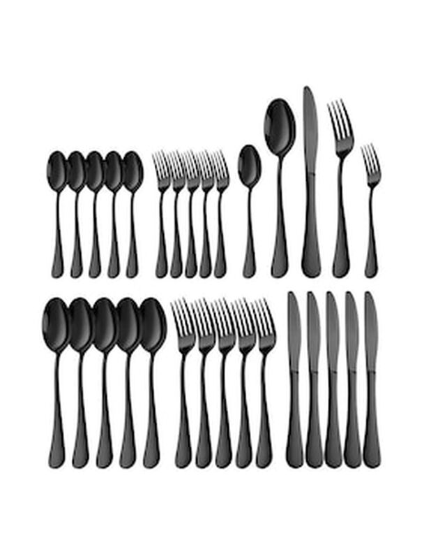 Set cubiertos Casa BIU de acero inoxidable 30 p... image number null