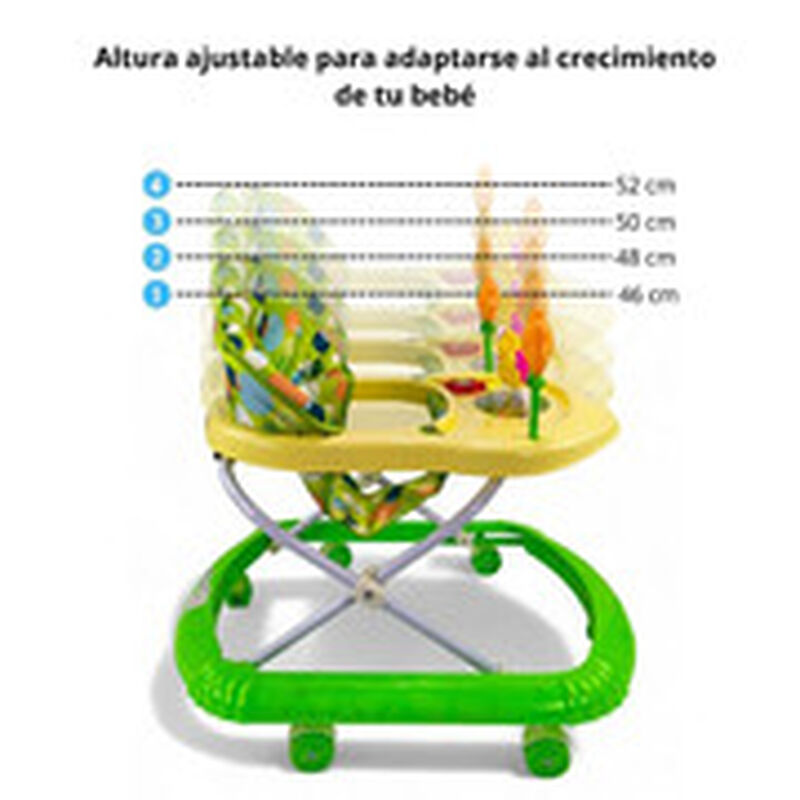 Andadera Semi Lujo Para Beb&eacute; Mariposa Mod. TEK-... image number null