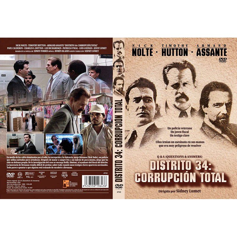 Distrito 34: Corrupci&oacute;n Total [dvd] (1990) Q & ... image number null