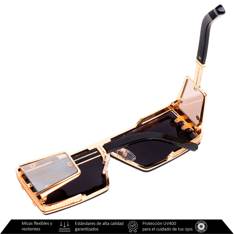 Lentes De Sol Xolek 134 Moda Met&aacute;lico Uv400 image number null