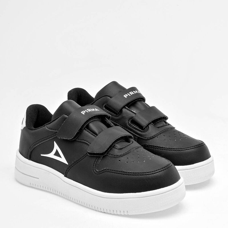Pirma Tenis urbano para ni&ntilde;o negro blanco image number null