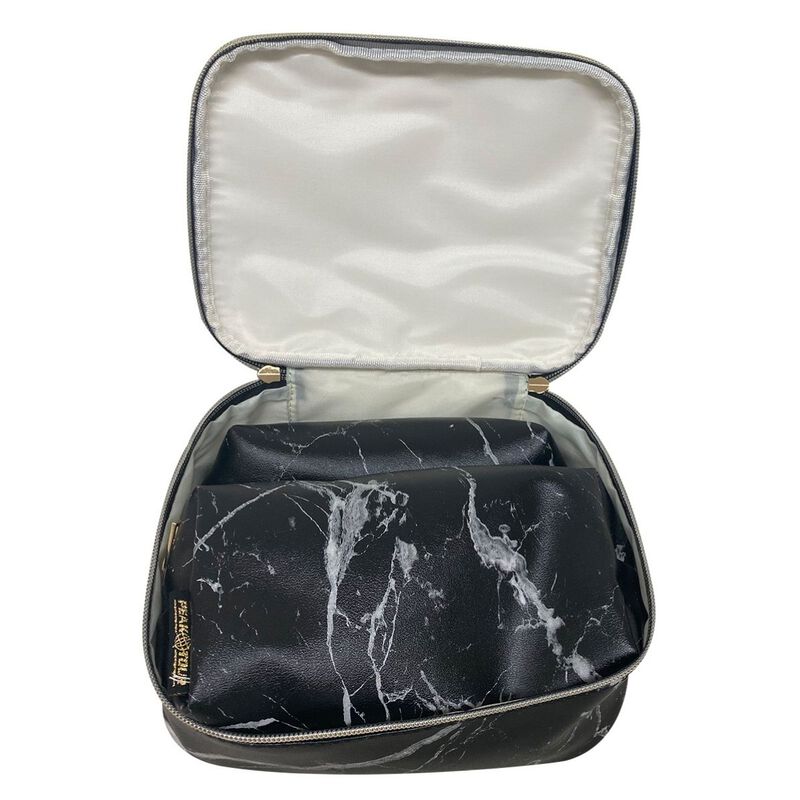 Kit de Cosmetiqueras Peaktour Oro 3 piezas Negr... image number null