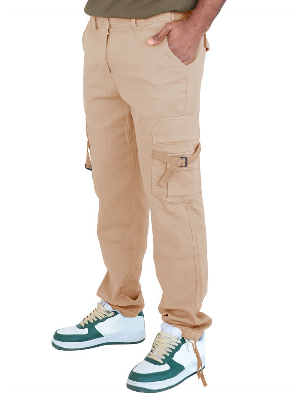 Pantal&oacute;n Caballero Tipo Cargo Camel Roosevelt C... image number null