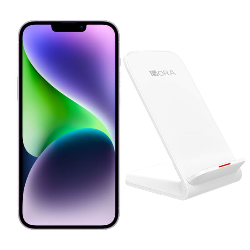 iPhone 14 128GB Lila E-SIM Reacondicionado + Ba... image number null