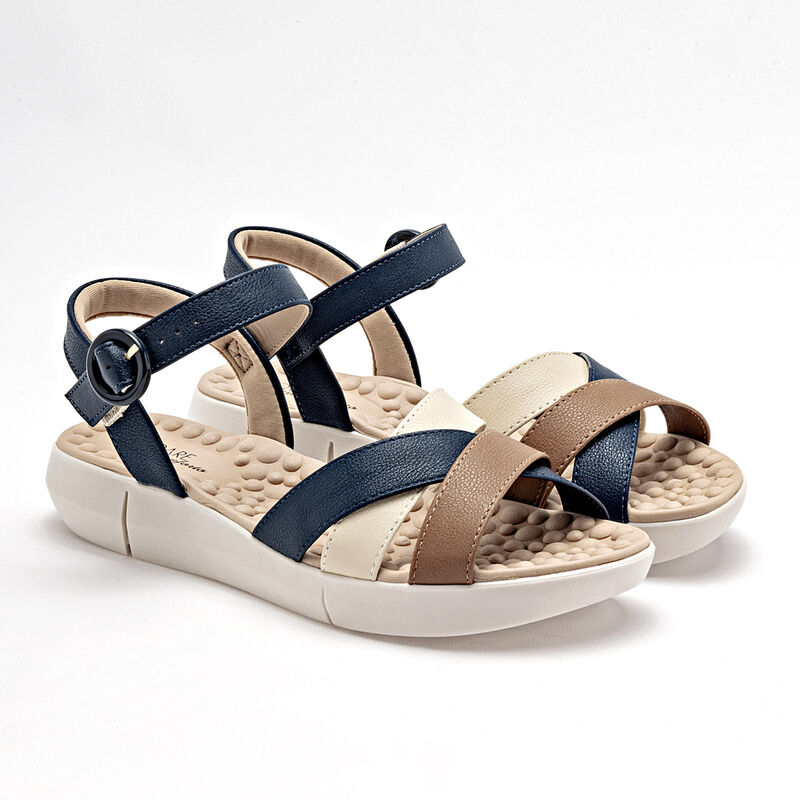 Modare Sandalia para mujer marino camel beige, ... image number null