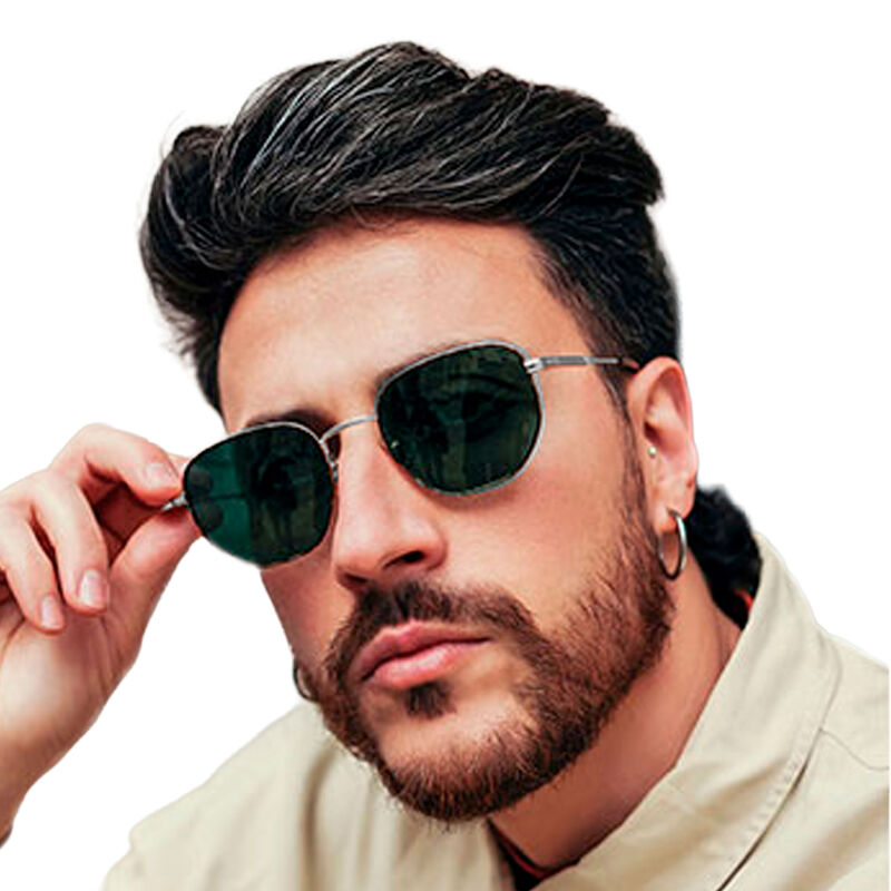 Lentes De Sol Xolek 142 Met&aacute;lico Hexagonal Uv P... image number null