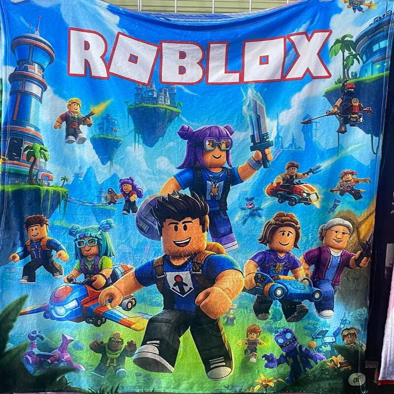 Exclusiva! Cobija Frazada Ultra Suave ROBLOX Un... image number null