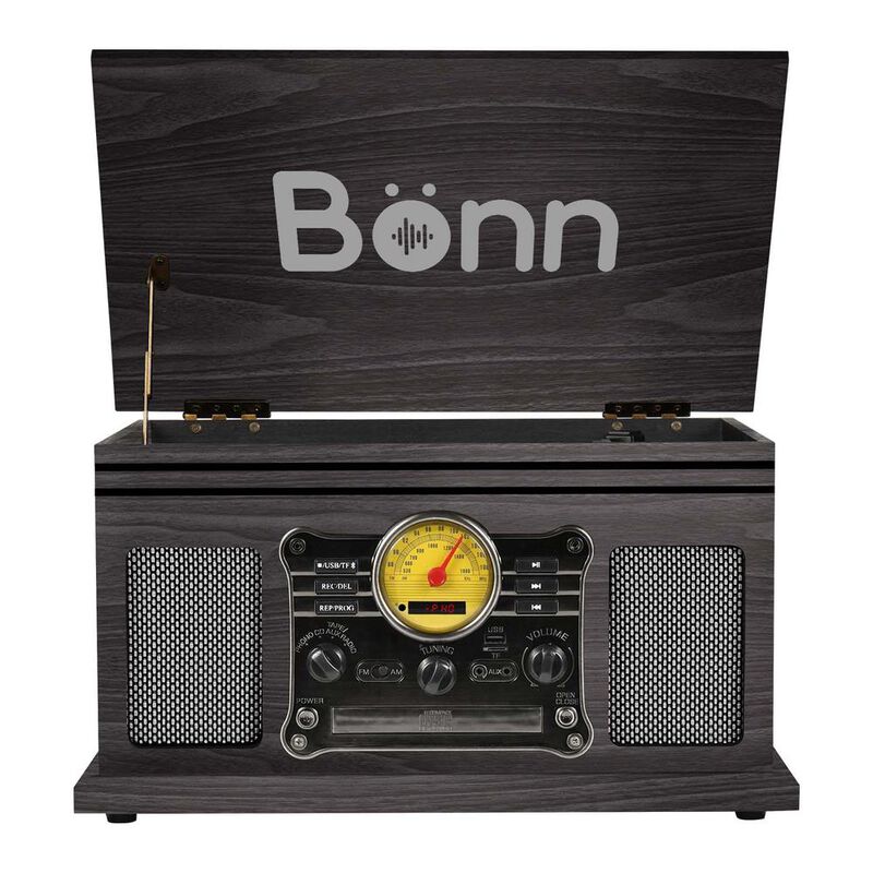 Tocadiscos Vintage bluetooth Multifunci&oacute;n 8 en ... image number null