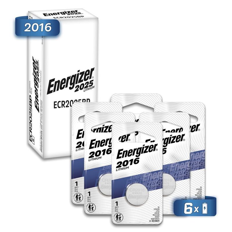 Pila Boton Energizer 2016 Blister 6 Unidades image number null