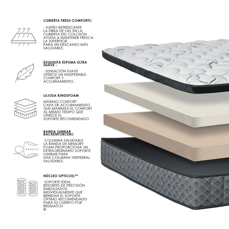 Colch&oacute;n Dormimundo King Size Kingsdown Serie 30... image number null